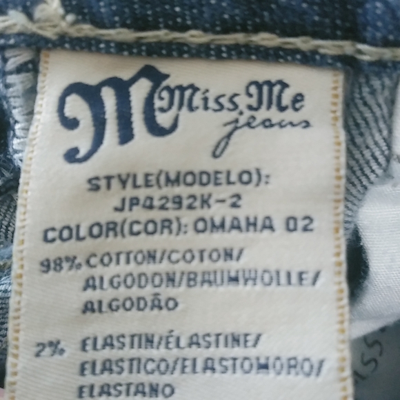 Miss Me 27x33 Boot JP42g2K-2 Cowhide Pocket Jeans - Picture 16 of 16